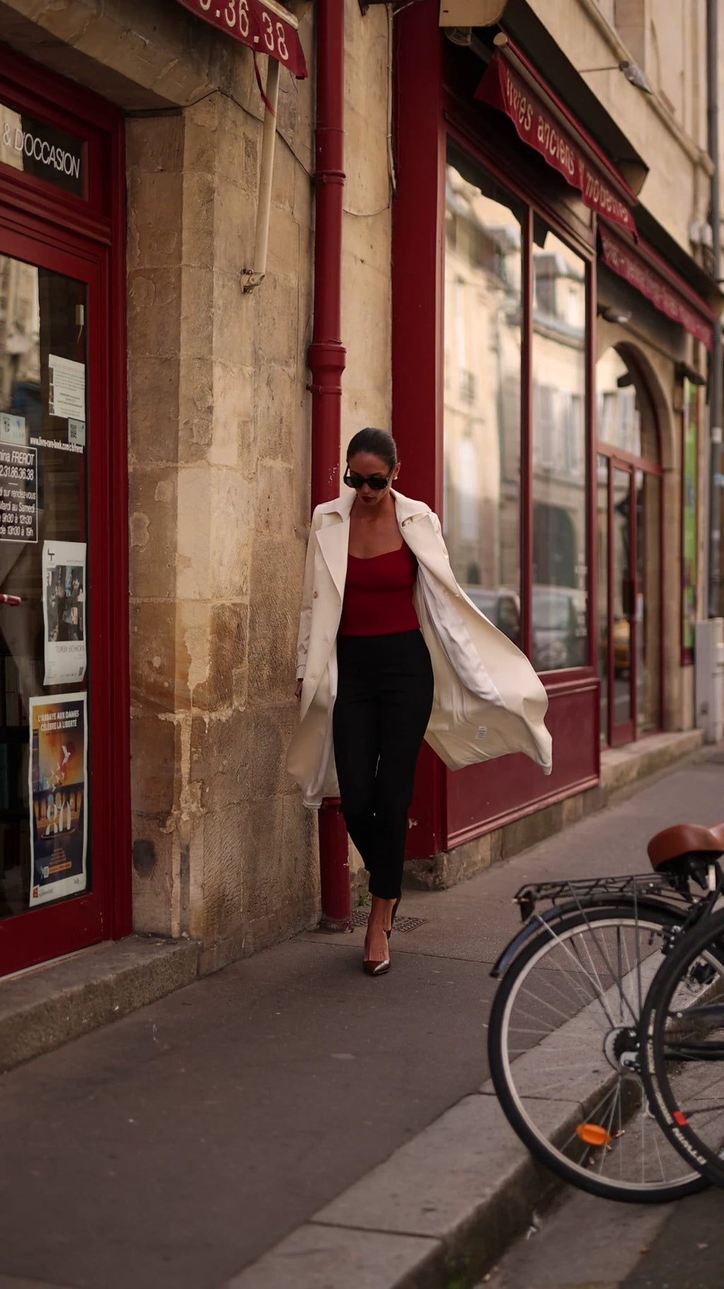 Nicole Cotton Trench Coat